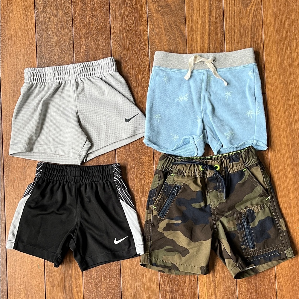 Kids Shorts Set, lot of 4. Nike, gap, cat and jack